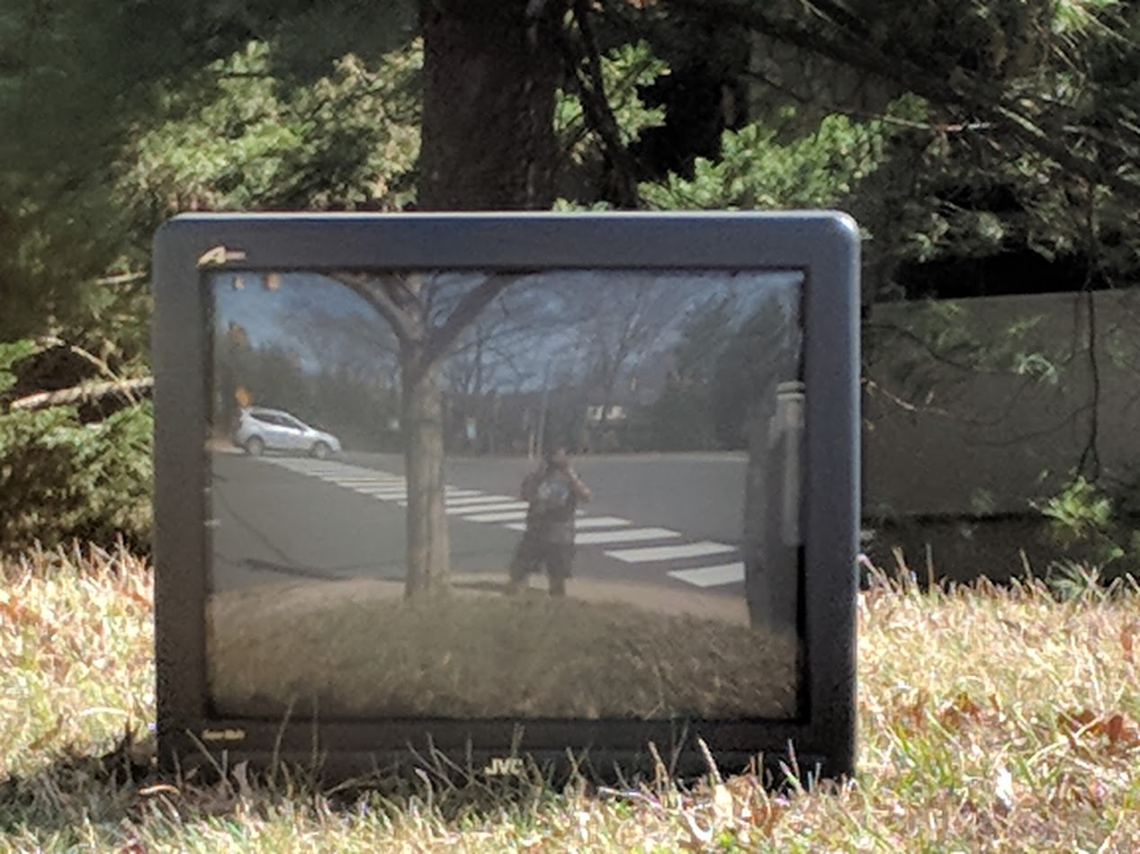 A TV that I saw in an intersection once.